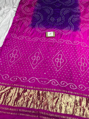 Pure Gaji Silk Fancy Bandhej Saree