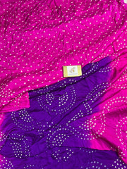 Pure Gaji Silk Fancy Bandhej Saree